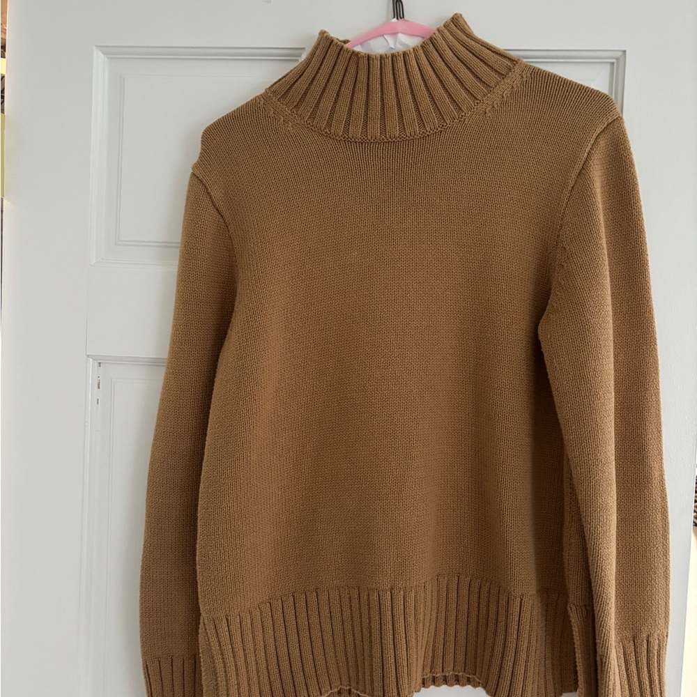 J. Crew Warm Brown Turtleneck Sweater